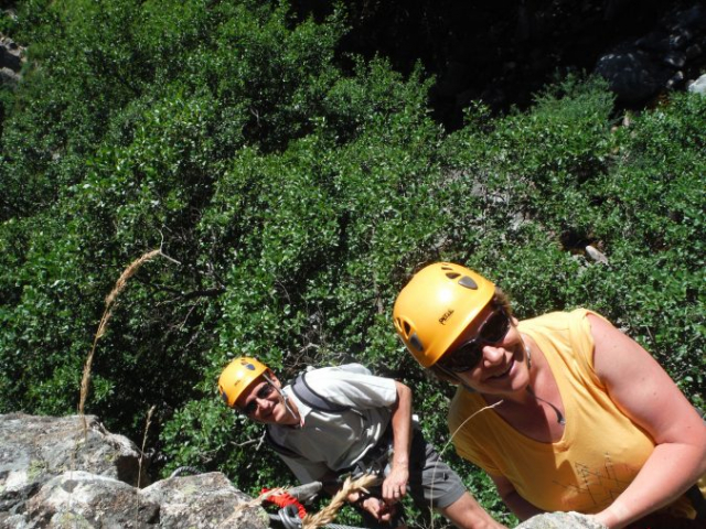 La via ferrata de Rousses donne le sourire !!
