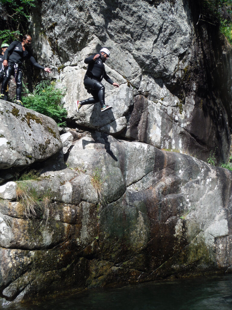 Saut canyoning